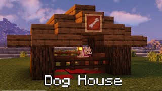 How To Build A Dog House In Minecraft [upl. by Smeaj]