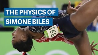 Simone Biles gravitydefying physics [upl. by Droflim]