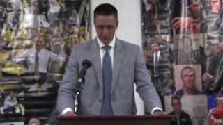 Kevin Donohue Induction Speech in to the upstate New York Basketball Hall of Fame 2022 [upl. by Mozart]