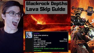 How to do The Blackrock Depths Lava Skip and Solo The Molten Core Attunement [upl. by Clim587]