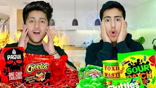 Spiciest VS Sourest Food Challenge  As Gaming [upl. by Grantley]