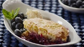 How to Make Blueberry Cobbler  Blueberry Recipes  Allrecipescom [upl. by Anyk378]