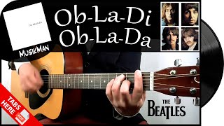 OBLADI OBLADA ⬜  The Beatles  GUITAR Cover  MusikMan N°153 [upl. by Yadrahc993]