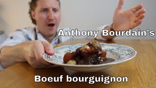 ANTHONY BOURDAINS BOEUF BOURGUIGNON RECIPE  BEEF BOURGUIGNON RECIPE [upl. by Wolbrom]