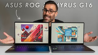 ASUS ROG Zephyrus G16  INTEL vs AMD [upl. by Ahsikit36]