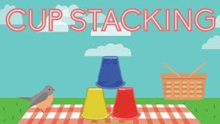 Cup Stacking  Keyboarding  Kindergarten Skill Games [upl. by Mazman]