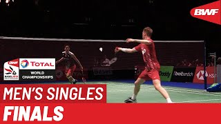 F  MS  Kento MOMOTA JPN 1 vs Anders ANTONSEN DEN 5  BWF 2019 [upl. by Enicnarf]