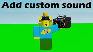 ROBLOX Studio  How to add custom sound into your game [upl. by Anina327]