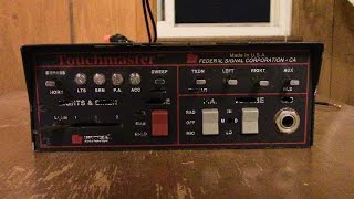 Federal Signal Unitrol Touchmaster Siren [upl. by Virgie]