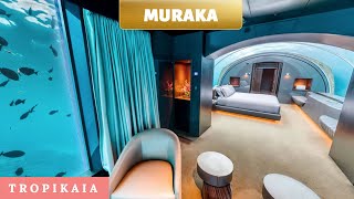 THE MURAKA Maldives Underwater Hotel Room Inside Look [upl. by Chrisy63]