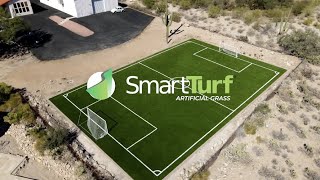 Smart Turf Artificial Grass Soccer Field Installation [upl. by Noell]