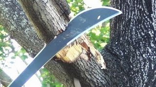 Condor Viking Panga Machete Review [upl. by Odlaner505]