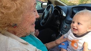 Great Grandma Meets Her Newest Great Grandson [upl. by Dulcy552]