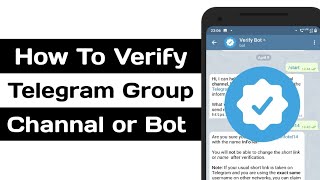 How To Verify Your Telegram Channal Group And Bot [upl. by Vey]