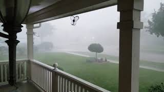 Huntley Storm September 25 2018  50 mph winds [upl. by Suoicserp]