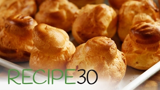 How to make perfect Choux Pastry  By RECIPE30com [upl. by Atteve]