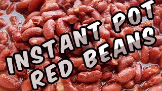 Instant Pot Red Beans [upl. by Ymmit]