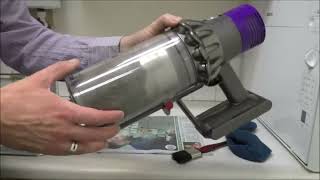 How to clean and maintain the Dyson V10 Cordless Vacuum Cleaner [upl. by Yelad]