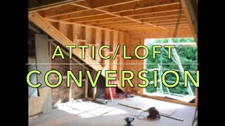 AtticLoft Conversion with huge Dormer [upl. by Leirud]