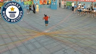 Most ropes skipped  Guinness World Records [upl. by Ybroc705]