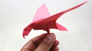 How to Make a Paper Bird  Easy Origami Eagle [upl. by Harrat]