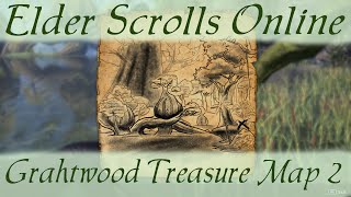 Grahtwood Treasure Map 2 Elder Scrolls Online ESO [upl. by Notlrak]