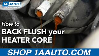 How to Back Flush Your Heater Core by Yourself [upl. by Ennahgem]