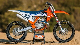 2022 KTM 250SX Two Stroke TESTED  Motocross Action Magazine [upl. by Aihsel]