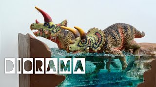 DIY Resin Water River Diorama featuring Safari Ltd’s Triceratops [upl. by Conners]