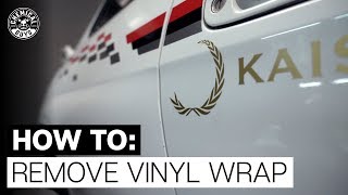 How To Remove Vinyl Decals The Right Way  Chemical Guys [upl. by Annawt]