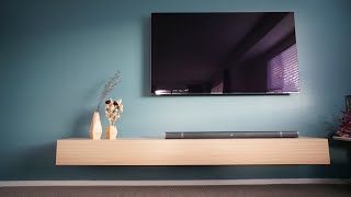 Floating Oak Plywood Entertainment Unit [upl. by Hcahsem]