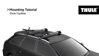 Rooftop Bike Rack  Thule TopRide Mounting Tutorial [upl. by Jacenta437]