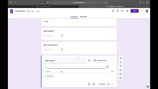 How to create leave application in google form [upl. by Ynneg423]