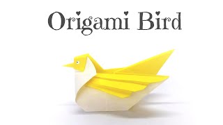 How To Make A Paper Bird  Origami Bird ❤️ [upl. by Day]