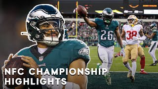 Highlights Eagles Defeat 49ers in NFC Championship [upl. by Raynor]