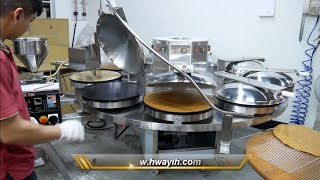 HY910CL Automatic Continuous Injera Making Machine [upl. by Drofdarb395]