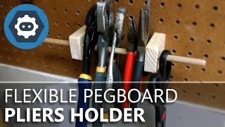 Adjustable Pegboard Pliers Holder [upl. by Isiahi790]