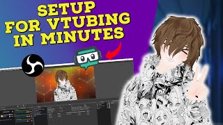 Setting Up Your Vtubing Model In OBS Using Vseeface VUP and more  Fast OBS VTuber Setup [upl. by Eoz]