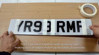 How to change a number plate [upl. by Enyawud]