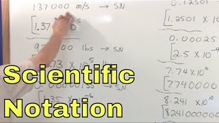 Lesson 1  Scientific Notation Unit Conversion Tutor [upl. by Erfert]