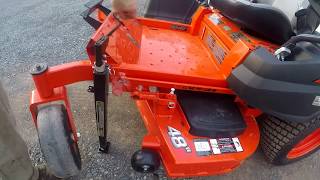 Kubota Z400 Maintenance Lift Kit [upl. by Etnoled]