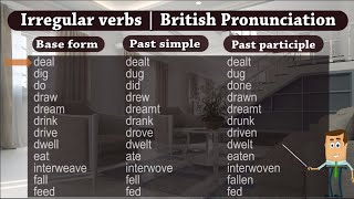 Full List Of Irregular Verbs with Pronunciation [upl. by Notgnilliw]