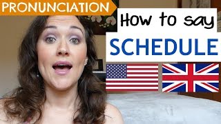 How to Pronounce SCHEDULE US UK amp Australian pronunciation [upl. by Tami]