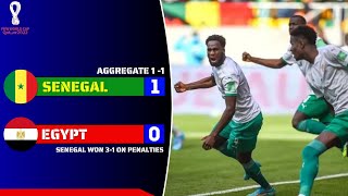 Senegal vs Egypt  FIFA World Cup Qualifiers 2022  Match Report [upl. by Emya427]