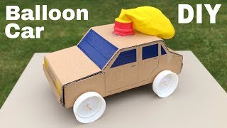 How to Make Amazing Balloon Powered Car  Air Car [upl. by Khichabia]