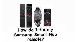 How to repair SAMSUNG Smart Tv smart hub remote control [upl. by Budwig]