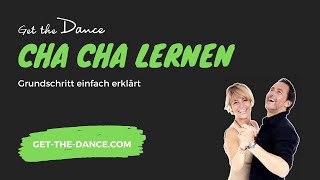 Get the Dance – Online Tanzkurs – Cha Cha Teil 1 Grundschritt  getthedancecom [upl. by Ayokal]