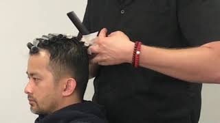 Men’s perm tutorial  how to perm [upl. by Aeriel]