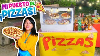 Mi Puesto de Pizzas 🍕 🍅 🌶 ¡POR REBANADA O ENTERA🍄Pepperoni Hawaiana y MÁS Conny Changarros [upl. by Aelyak609]