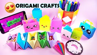 10 COOL PAPER CRAFTS YOU SHOULD TRY TO DO in Quarantine AT HOME  Origami Hacks [upl. by Xylina]